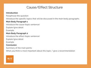 cause and effect summary
