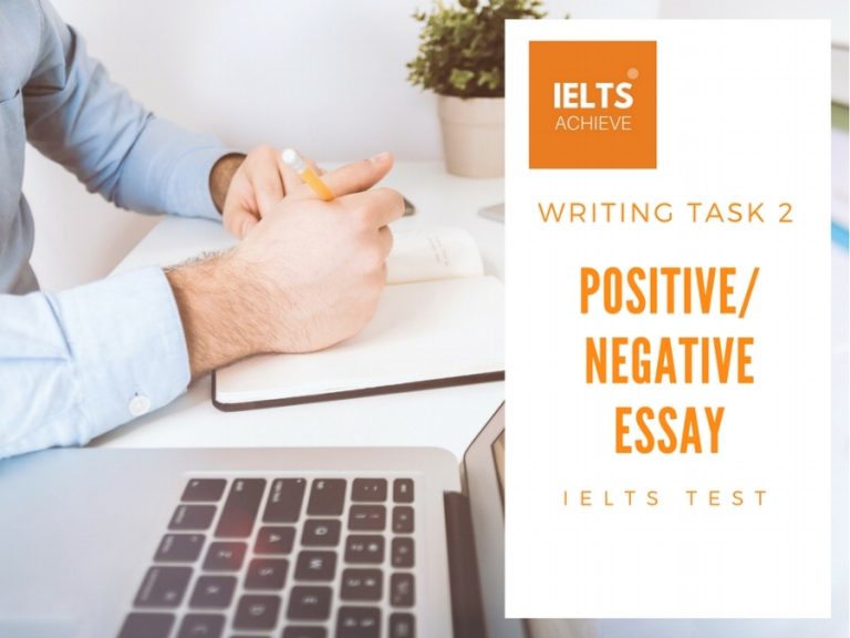 how to write positive and negative essay in ielts