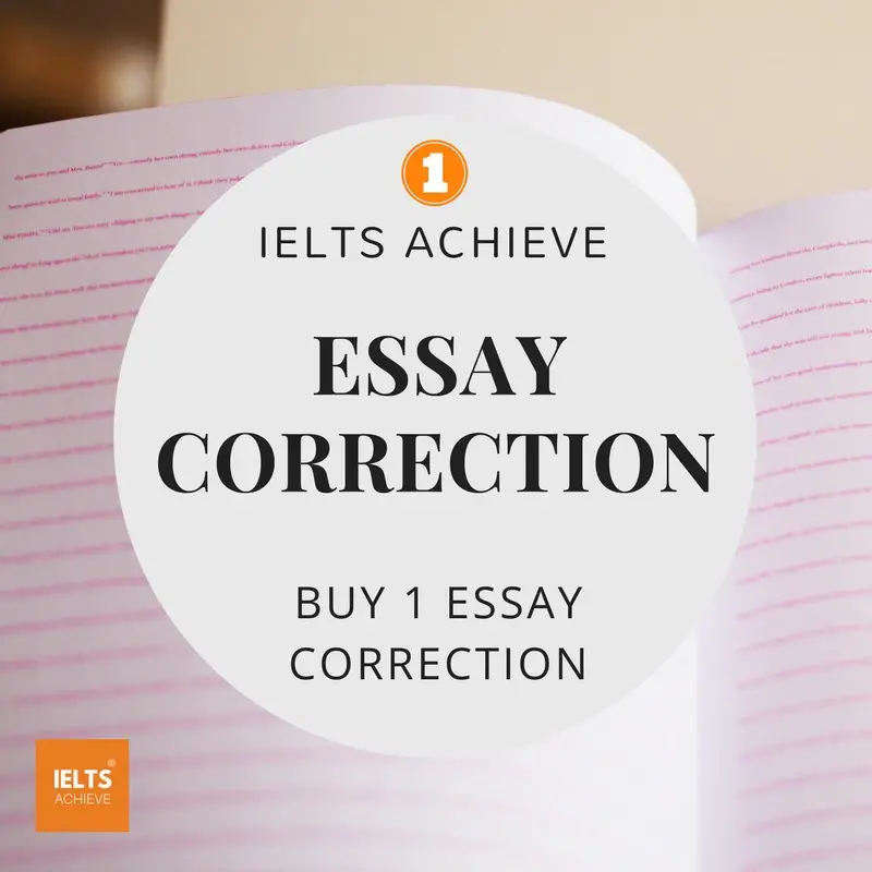 IELTS Writing Correction Service - 1 Essay