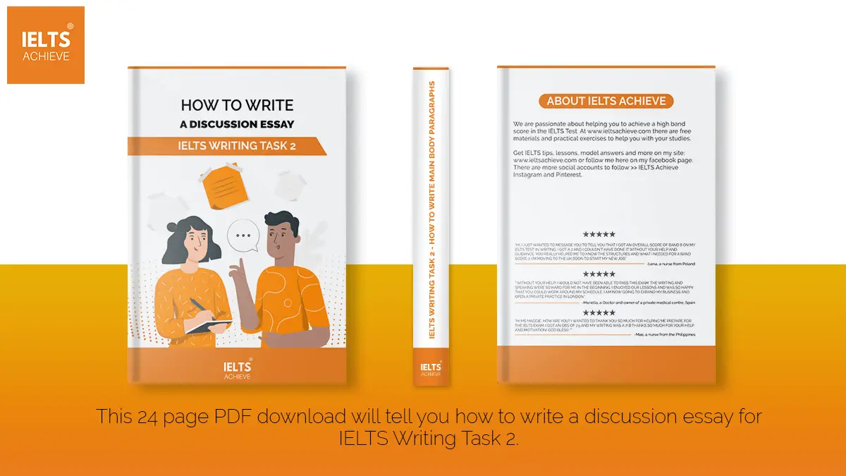 IELTS WRITING TASK 2 - HOW TO WRITE A DISCUSSION ESSAY