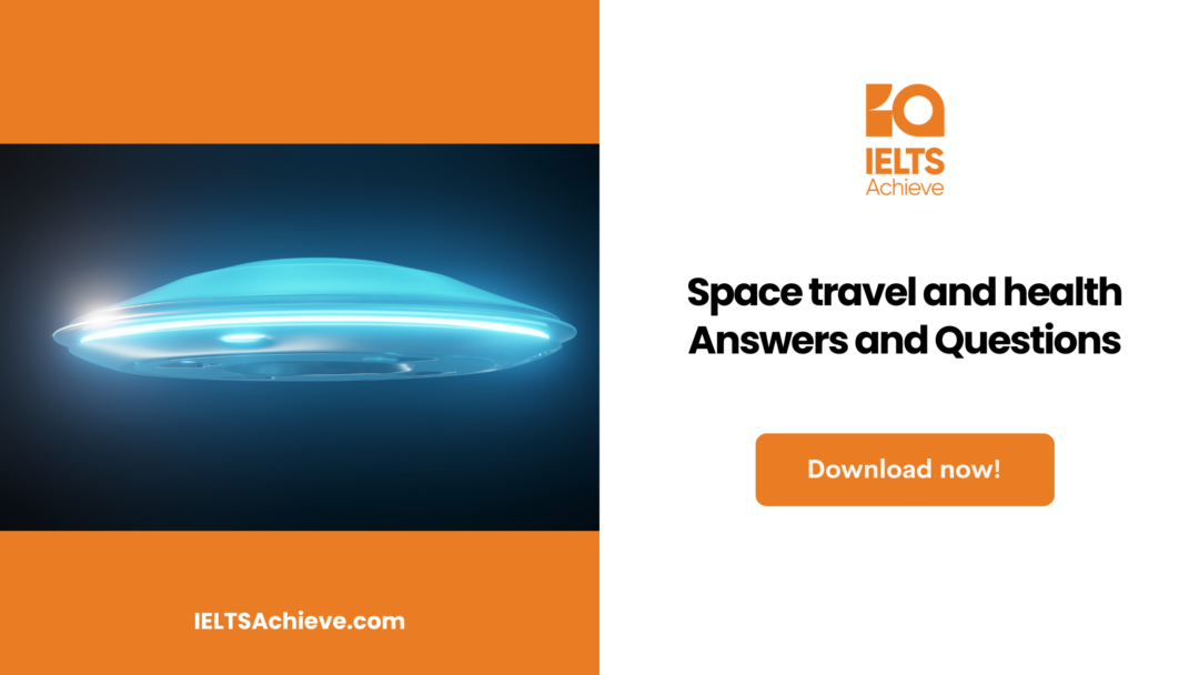 space travel and health reading answers