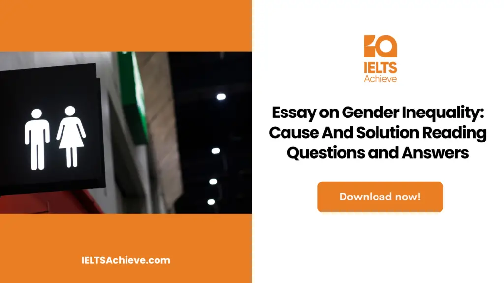ielts essay on gender equality