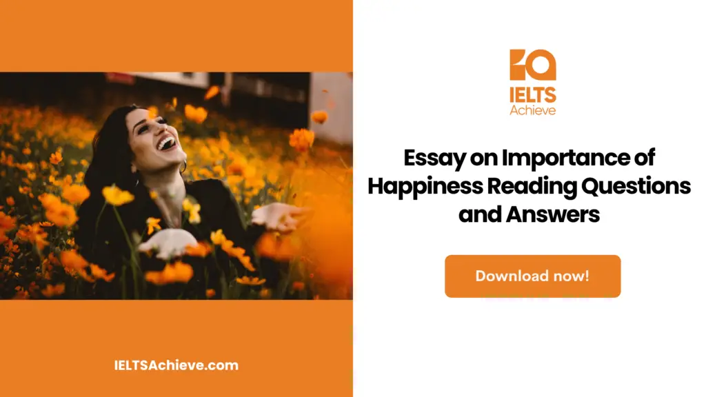 essay on importance of happiness
